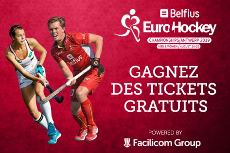 Facilicom est partenaire de l’Euro Hockey 2019